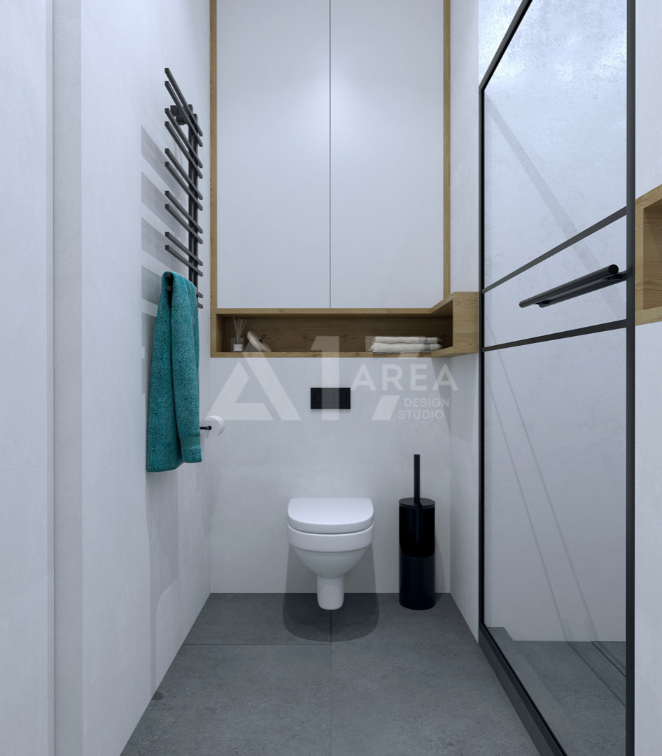 современная квартира "Черный квадрат"