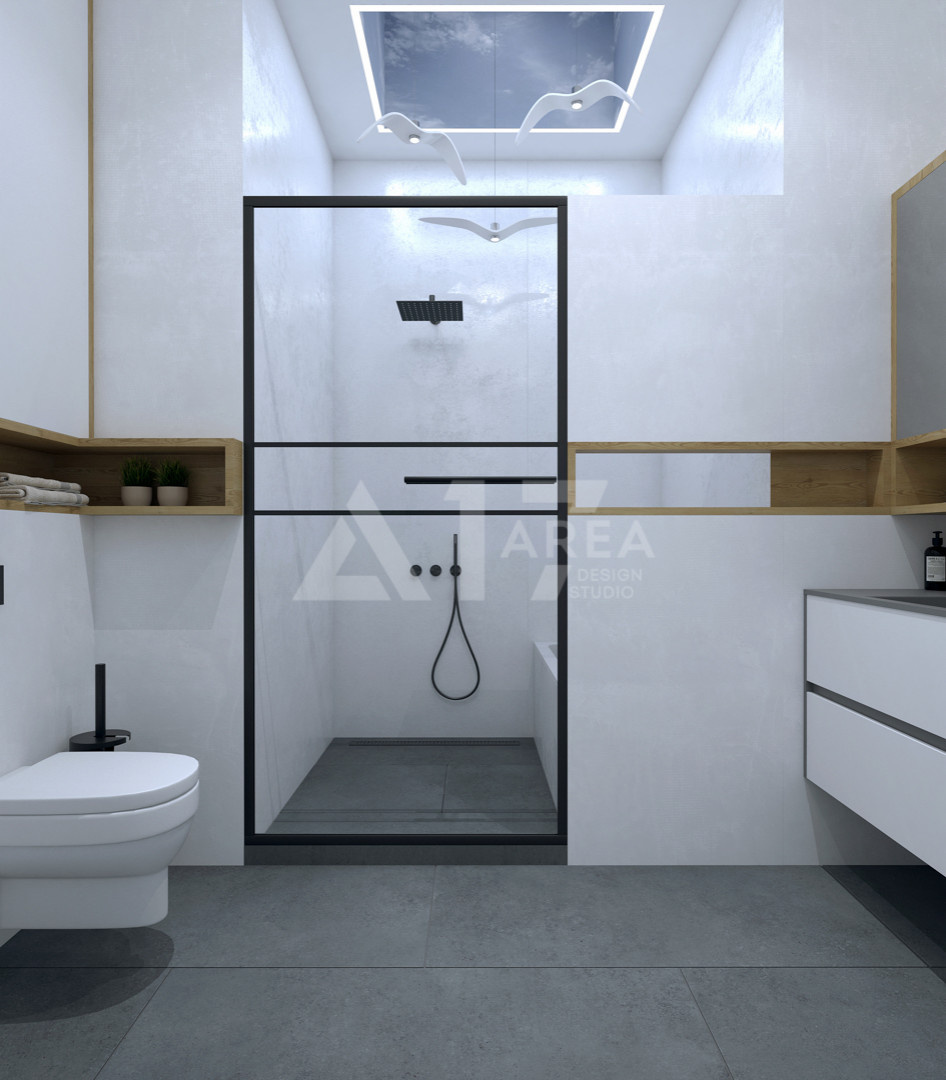 современная квартира "Черный квадрат"