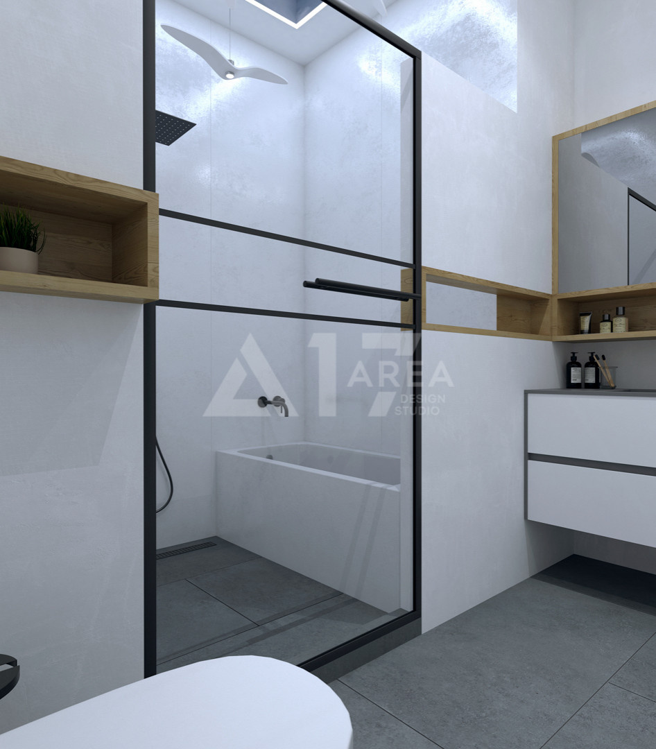 современная квартира "Черный квадрат"