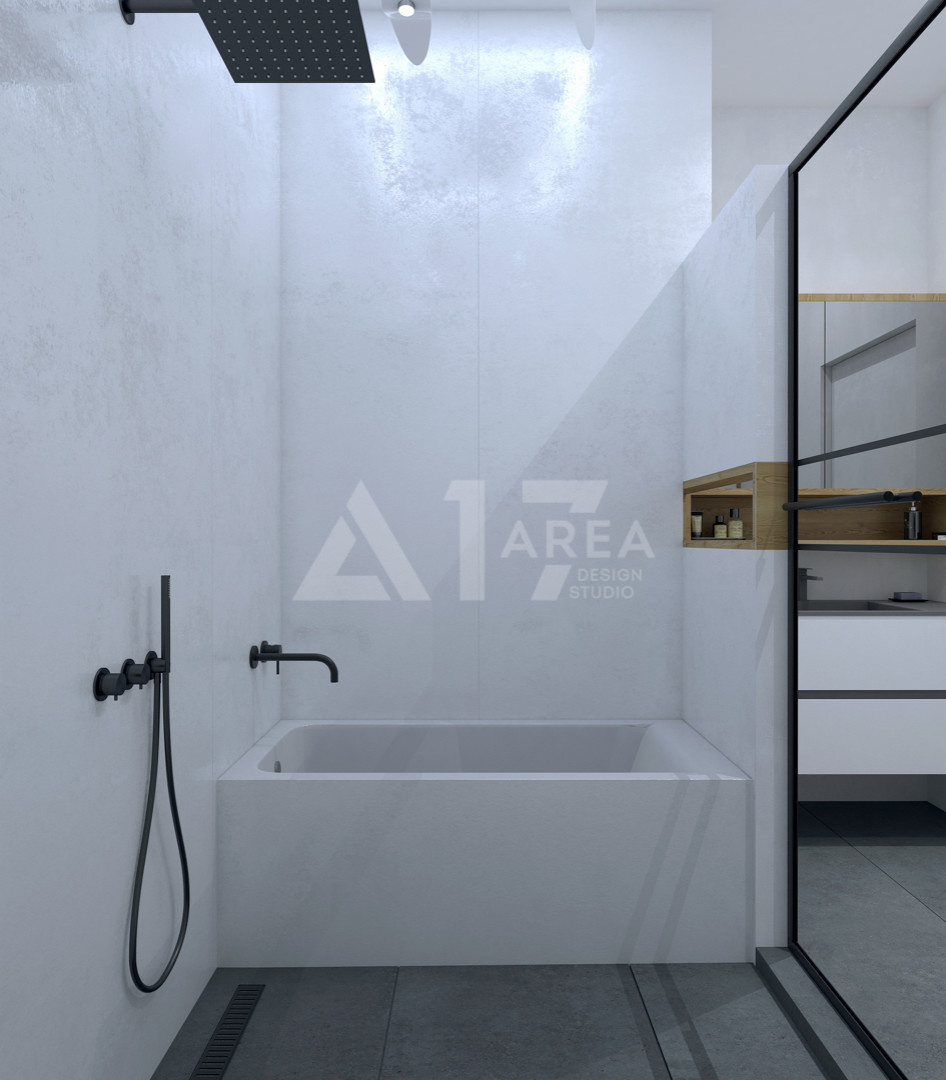 современная квартира "Черный квадрат"