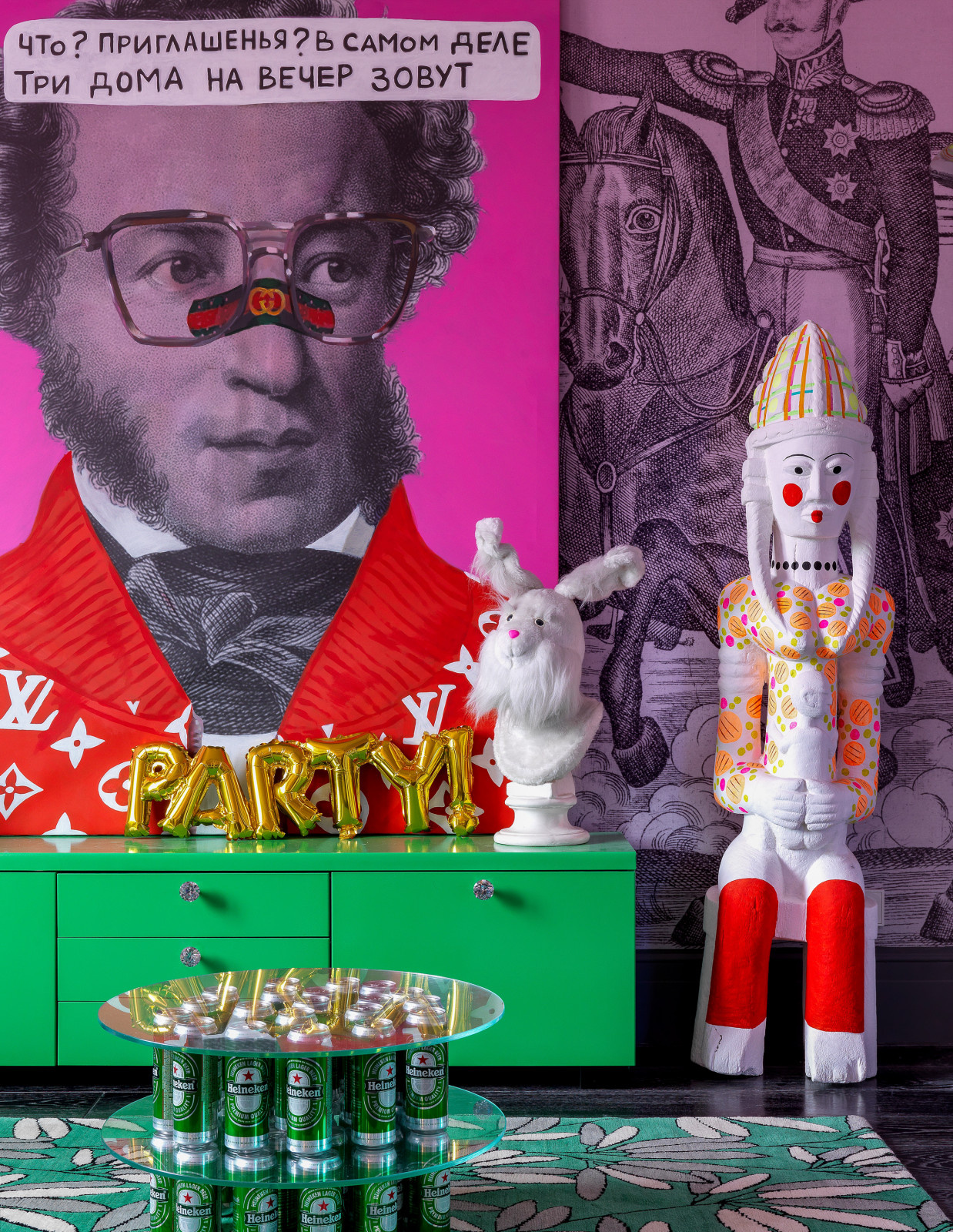 Apartment with Russian humour