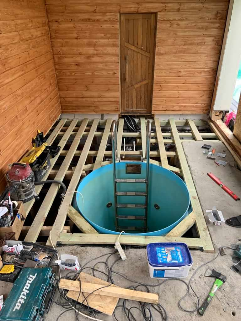 Терраса с купелью