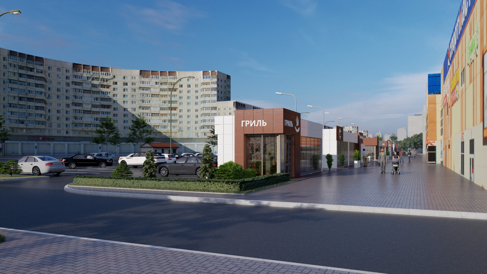 Проект Торговой улицы по проспекту Ульяновский , д 16