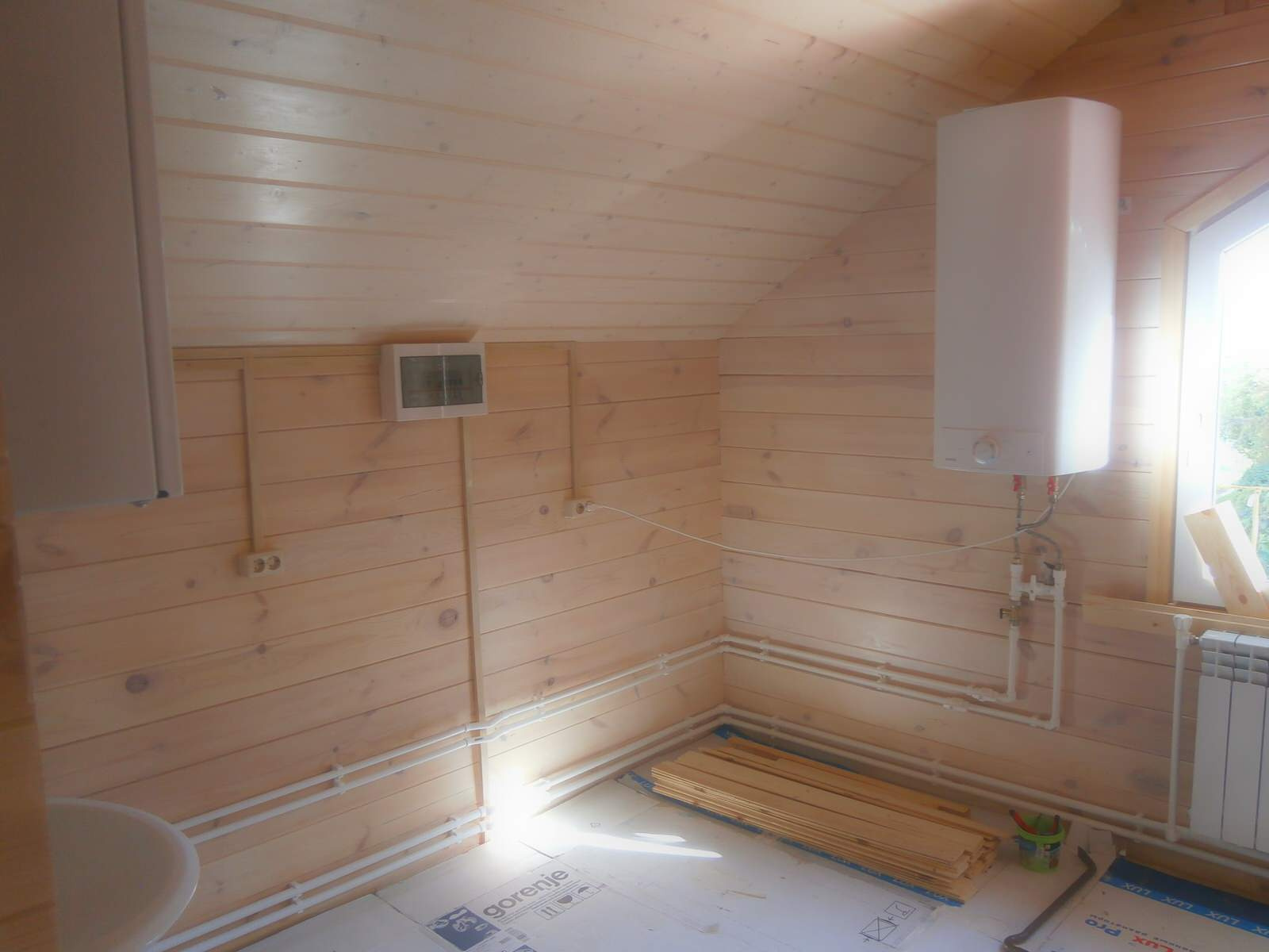 Отделочные работы в деревянном доме