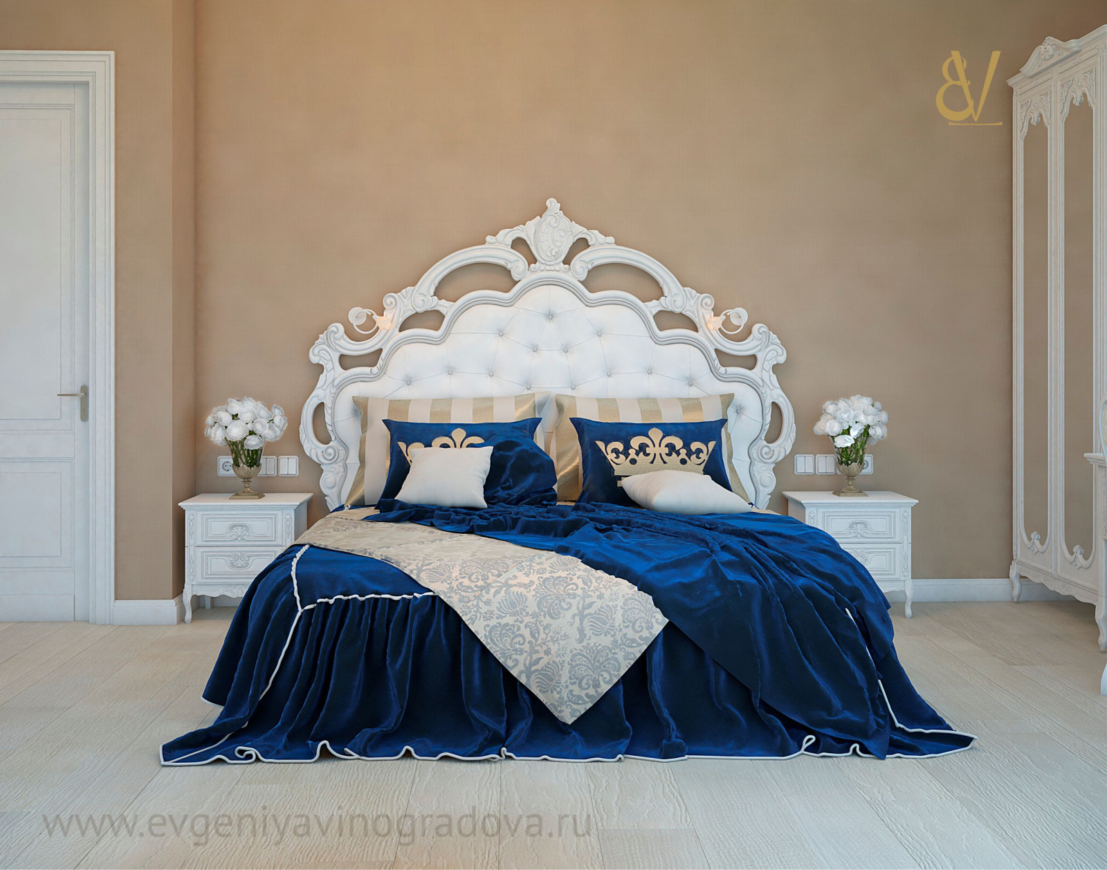 Спальня в коттедже