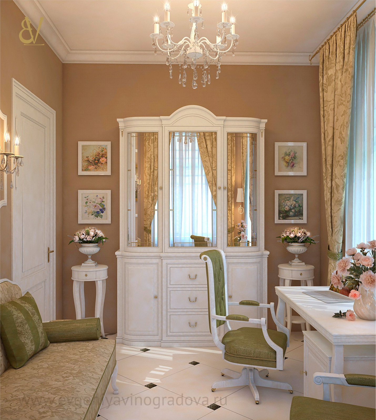 Кабинет в коттедже