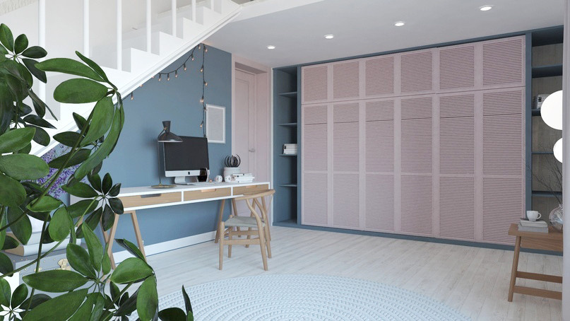 Дом с мансардным потолком г. Ижевск