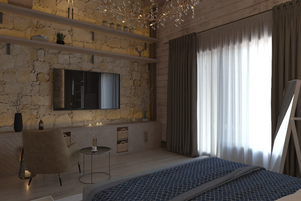 Дом с мансардным потолком г. Ижевск