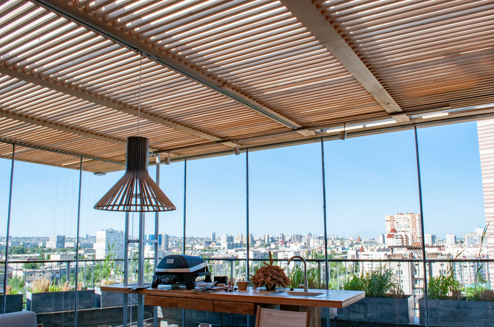 Терраса с видом на Волгу