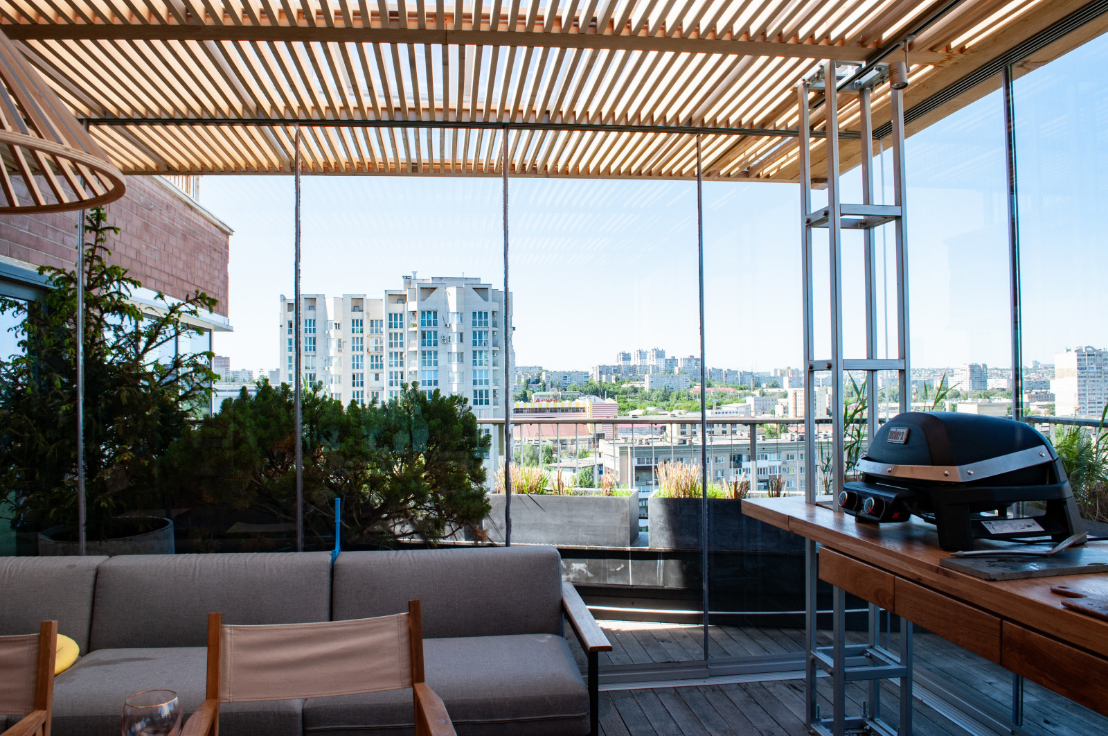 Терраса с видом на Волгу