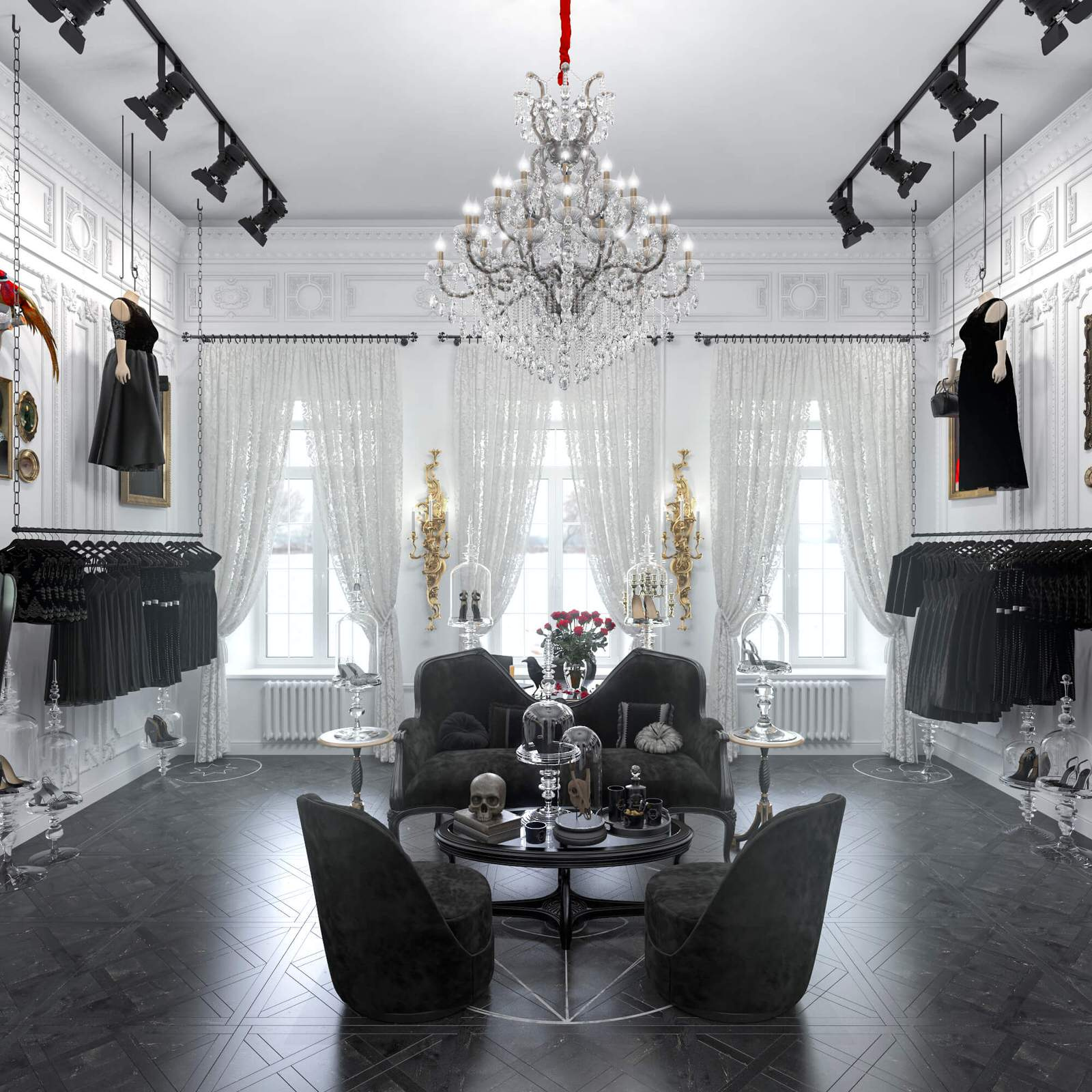 Салон идеальных чёрных платьев Ольги Якубович