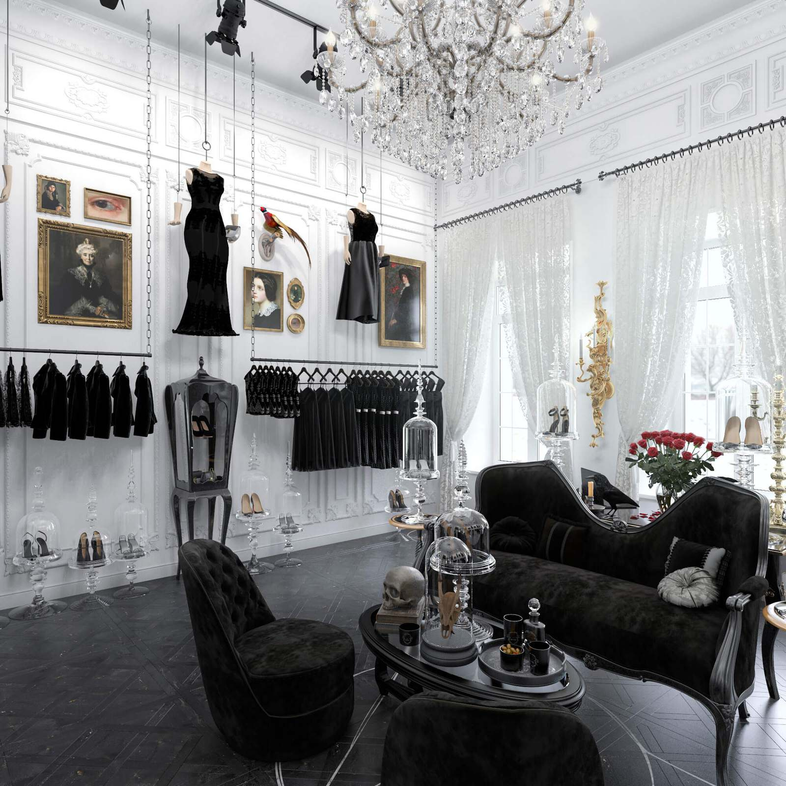 Салон идеальных чёрных платьев Ольги Якубович