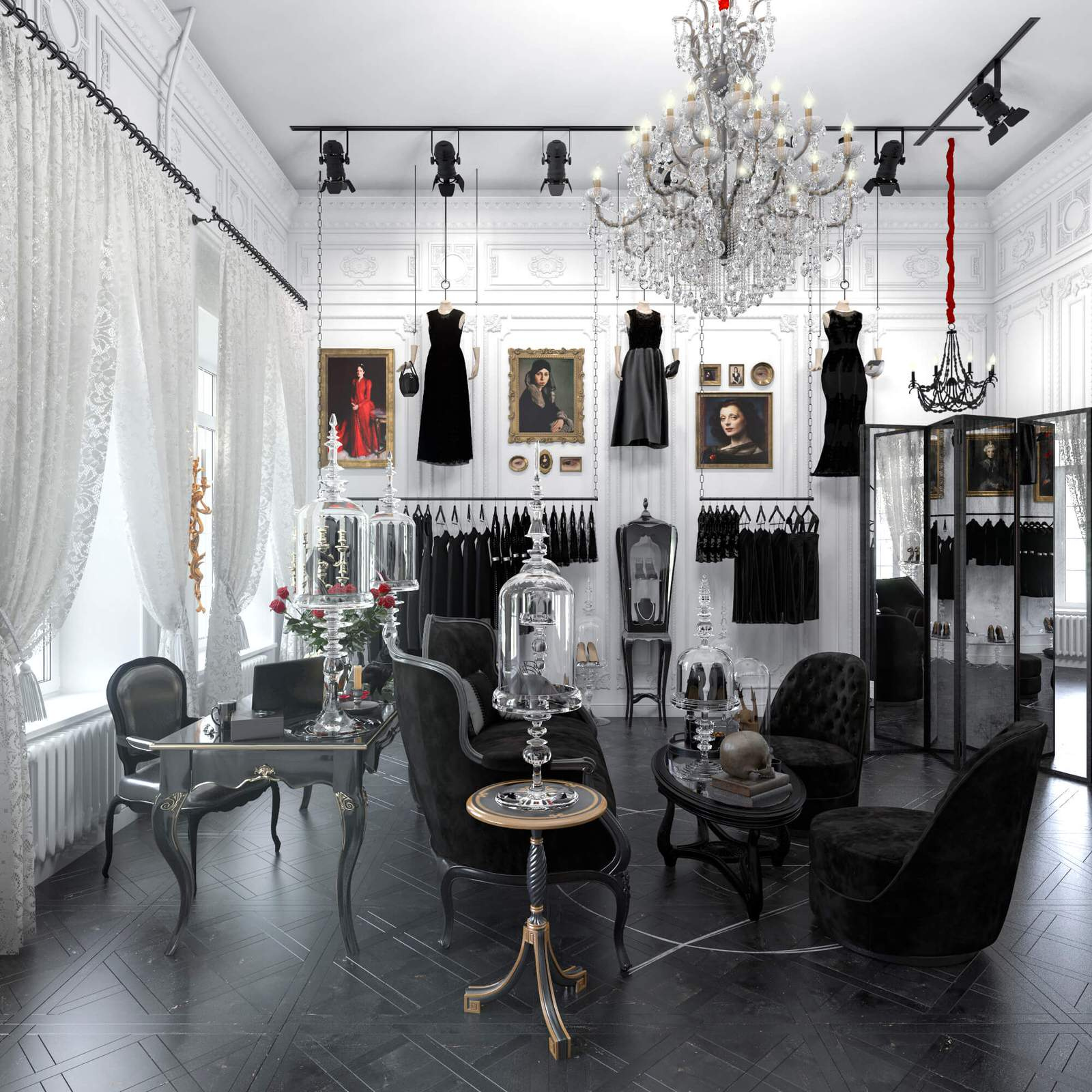 Салон идеальных чёрных платьев Ольги Якубович