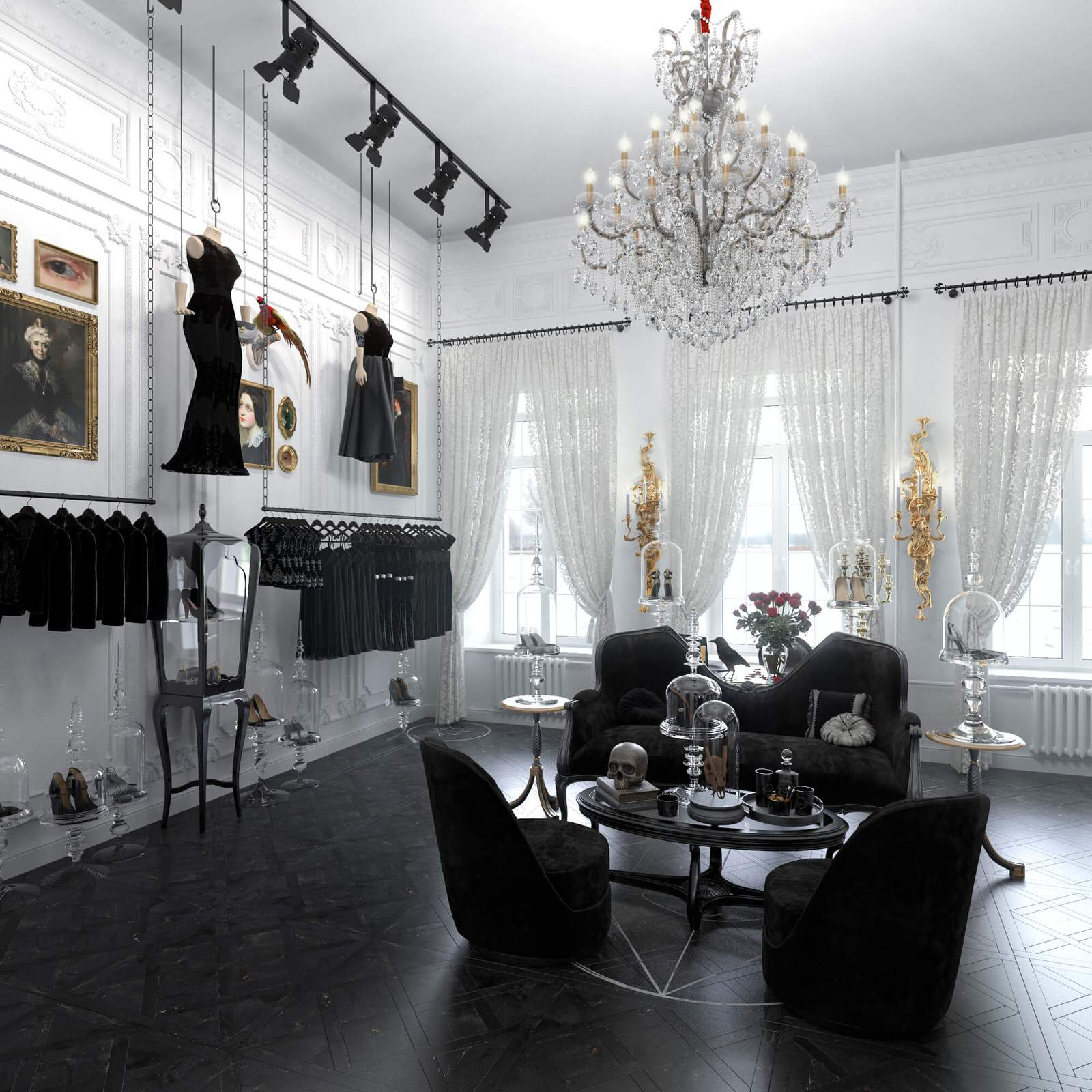 Салон идеальных чёрных платьев Ольги Якубович