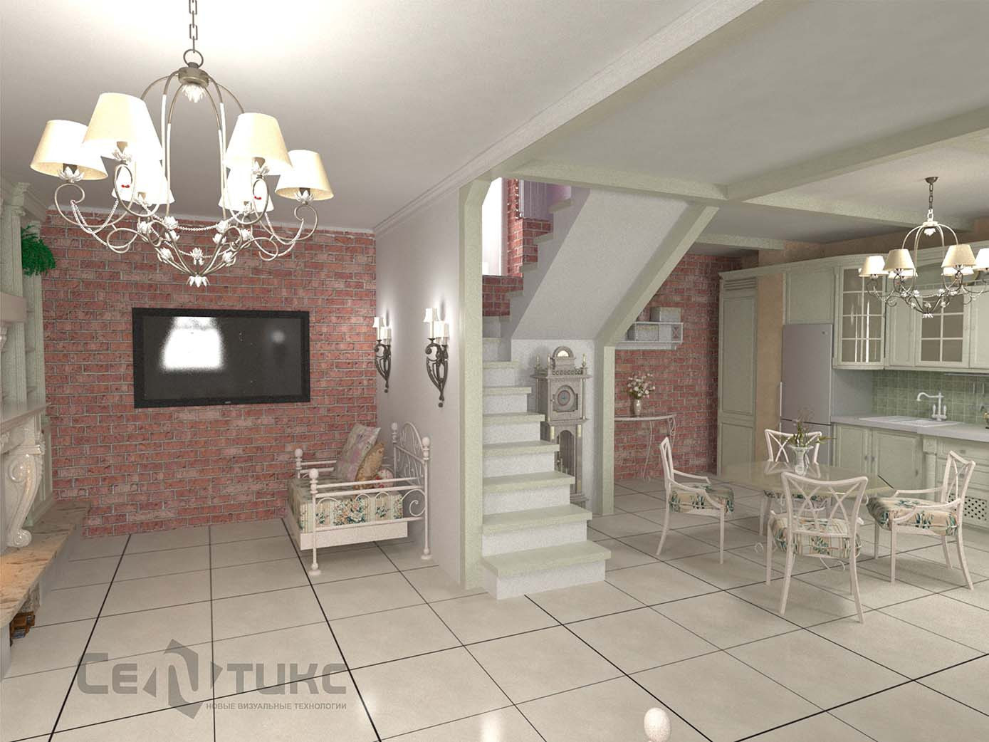 Коттедж в стиле прованс