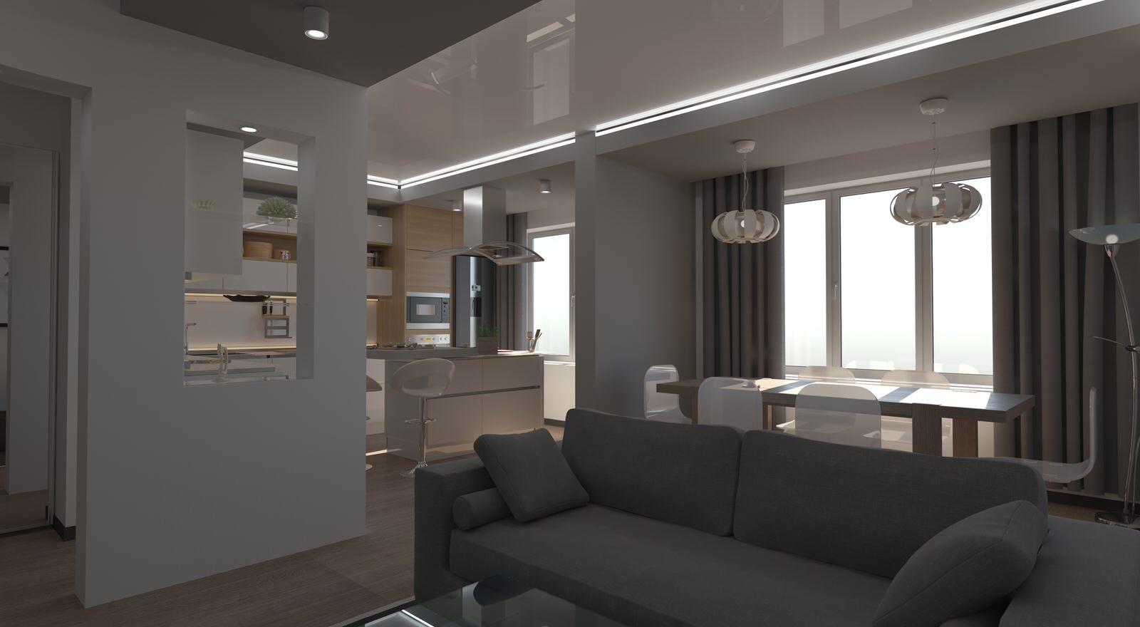 Трехкомнатная квартира