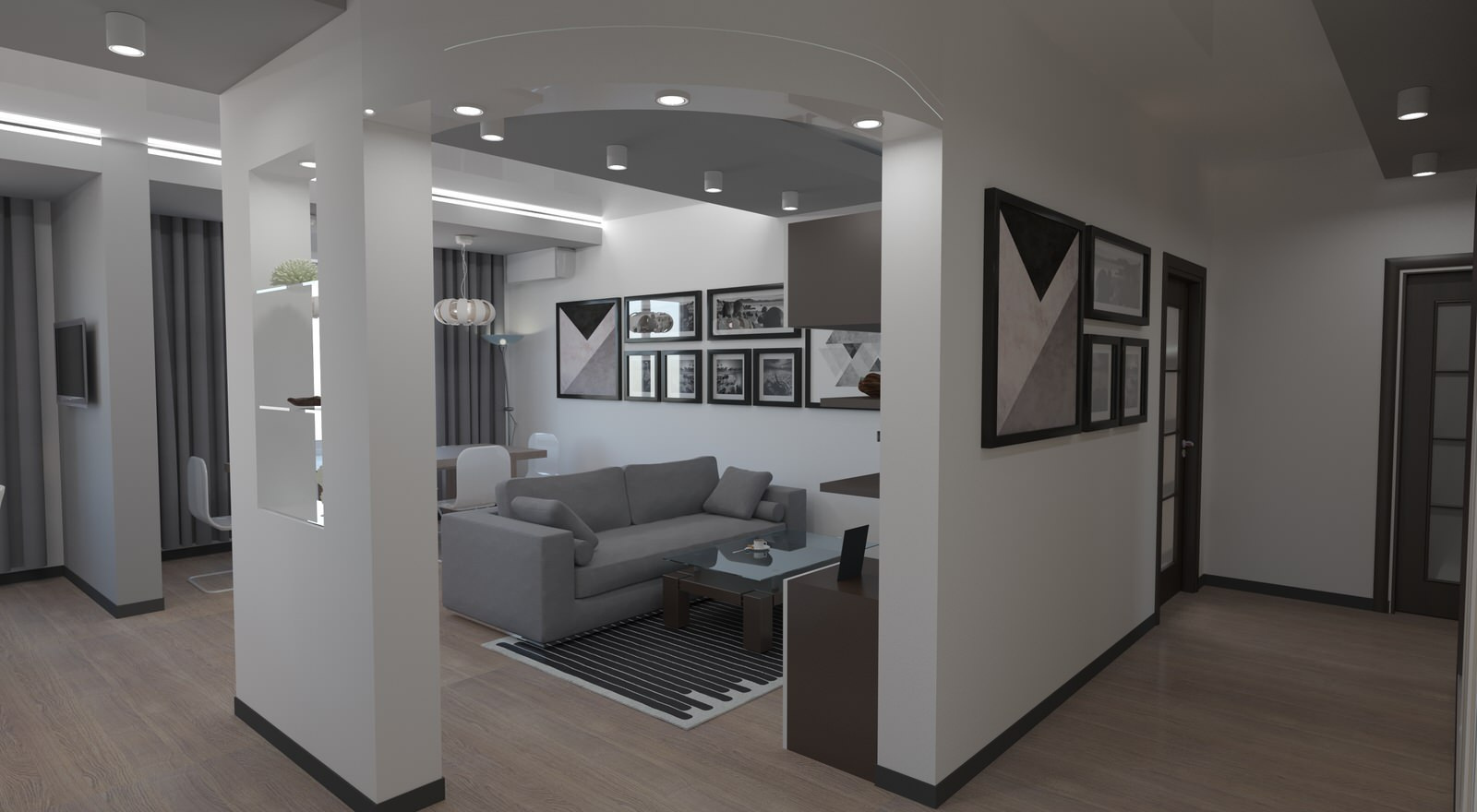 Трехкомнатная квартира