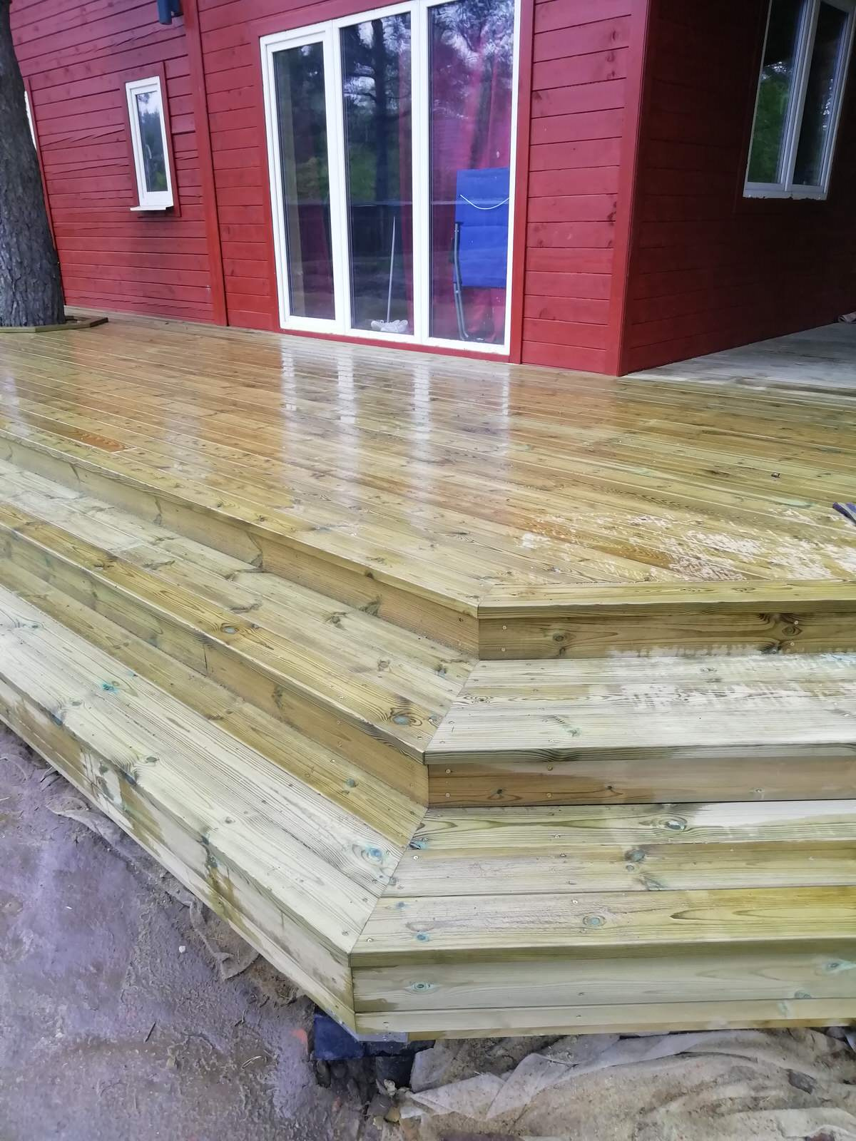 Терраса с навесом в Ульяновке