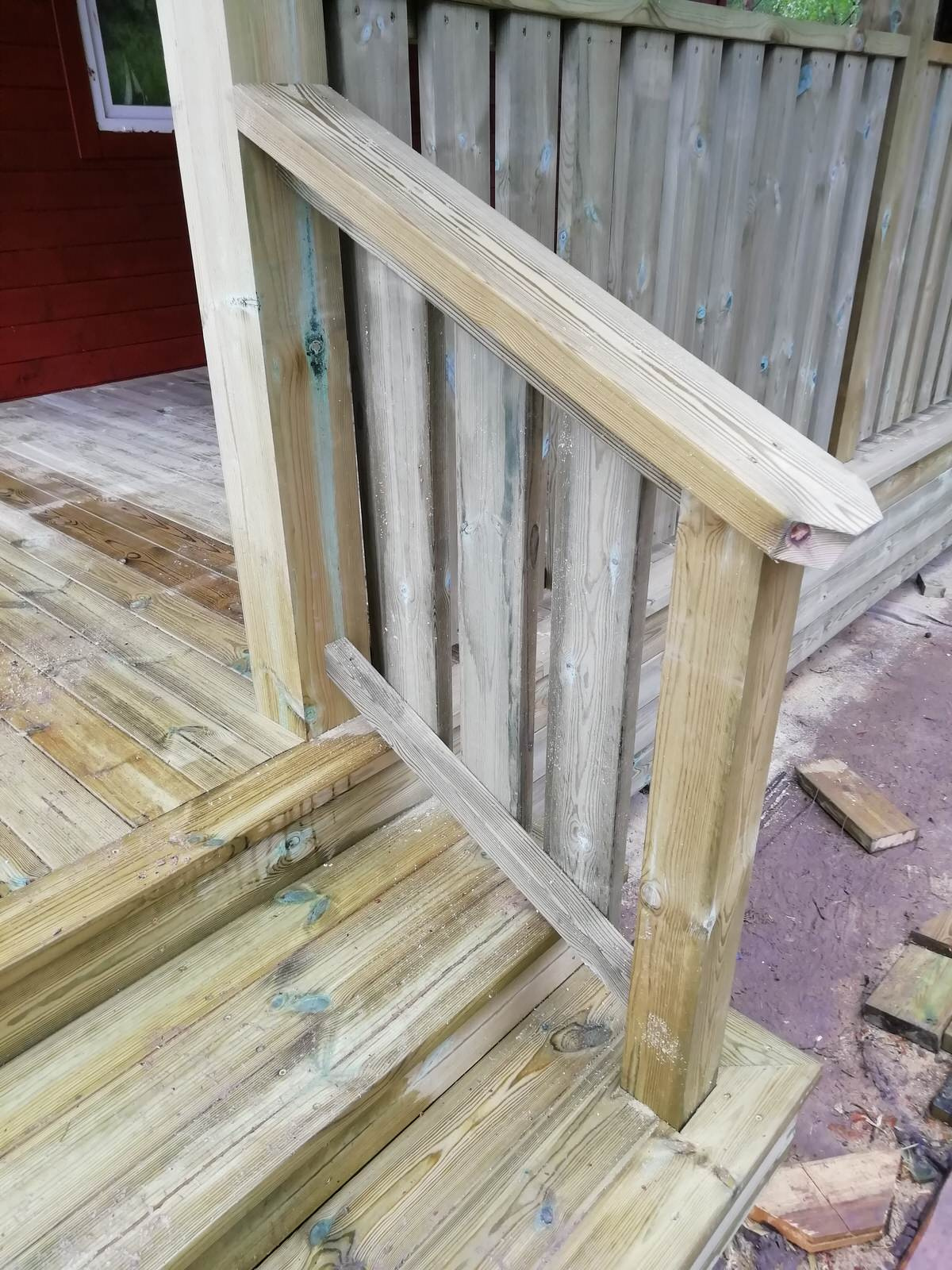 Терраса с навесом в Ульяновке