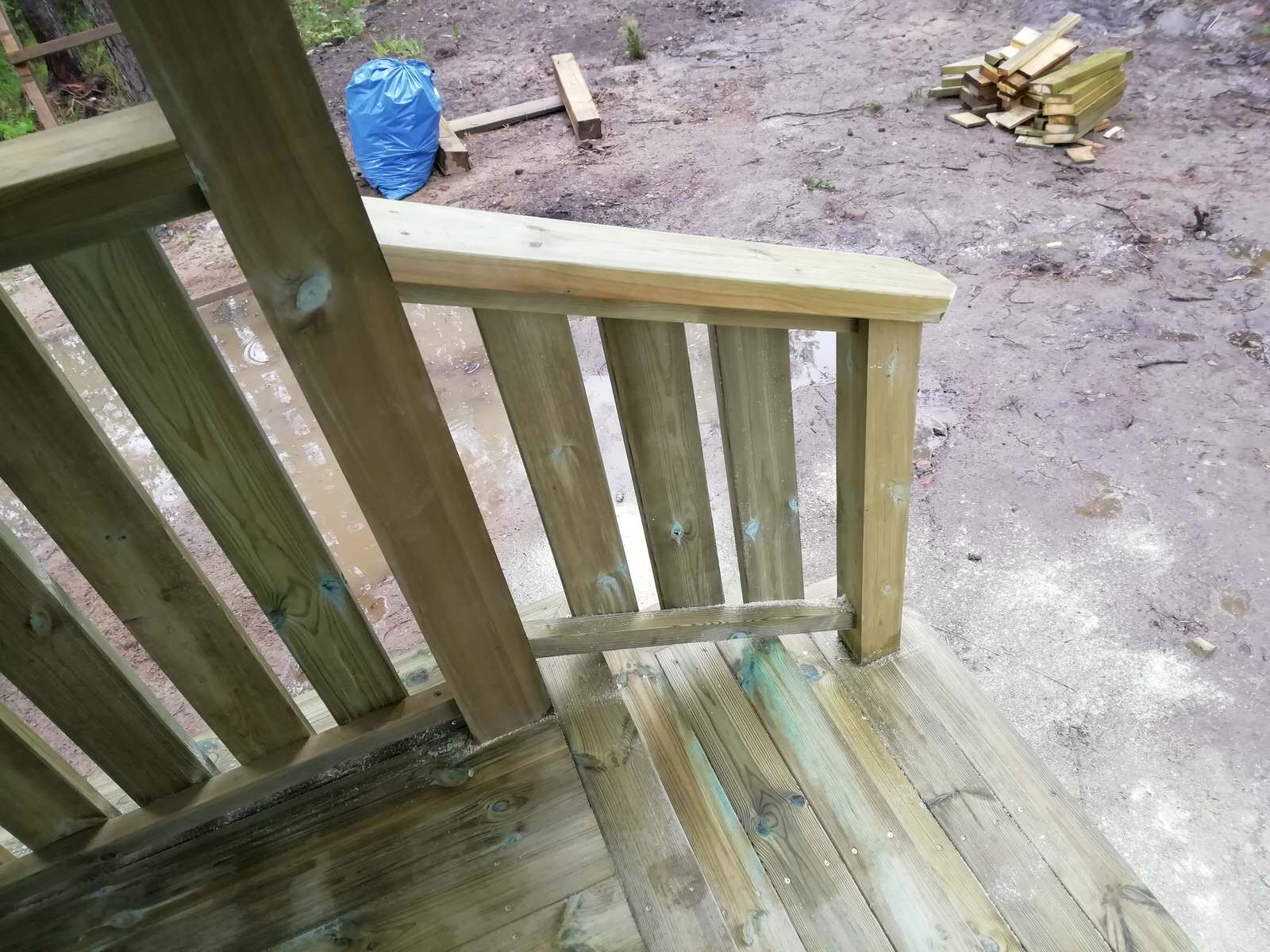 Терраса с навесом в Ульяновке