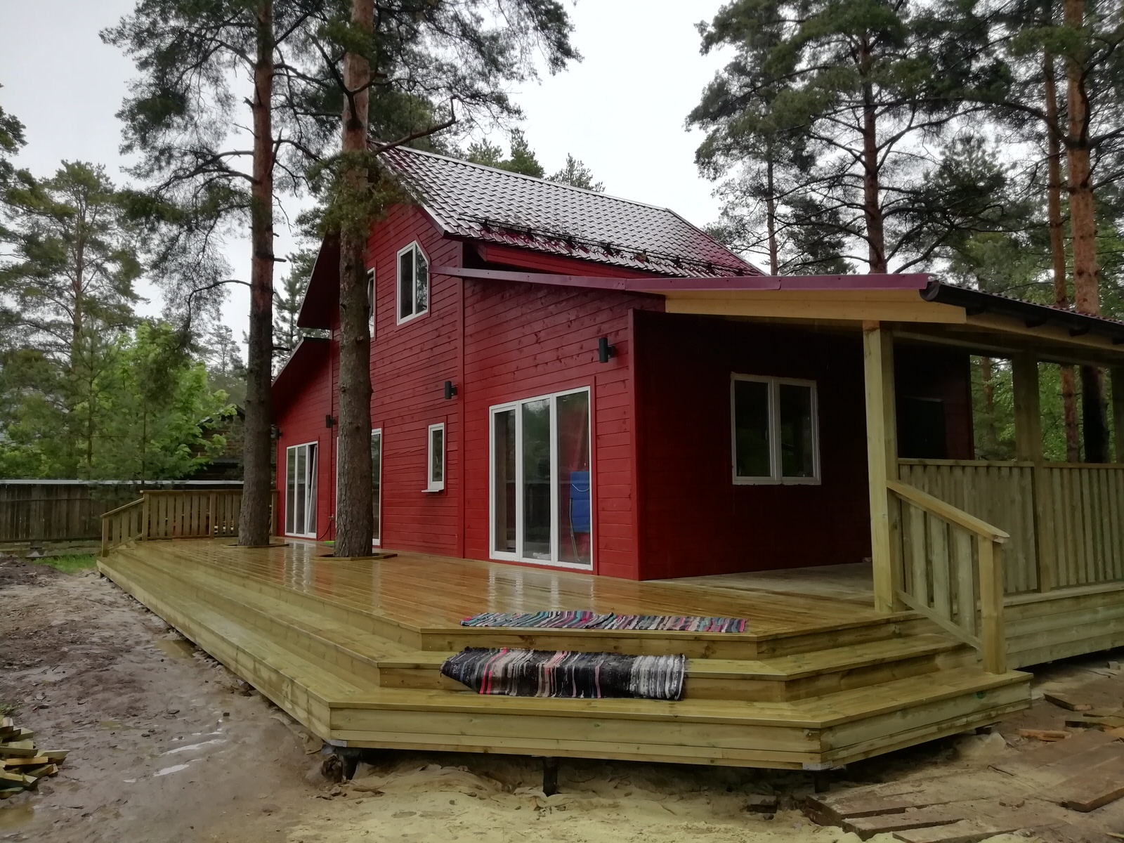 Терраса с навесом в Ульяновке