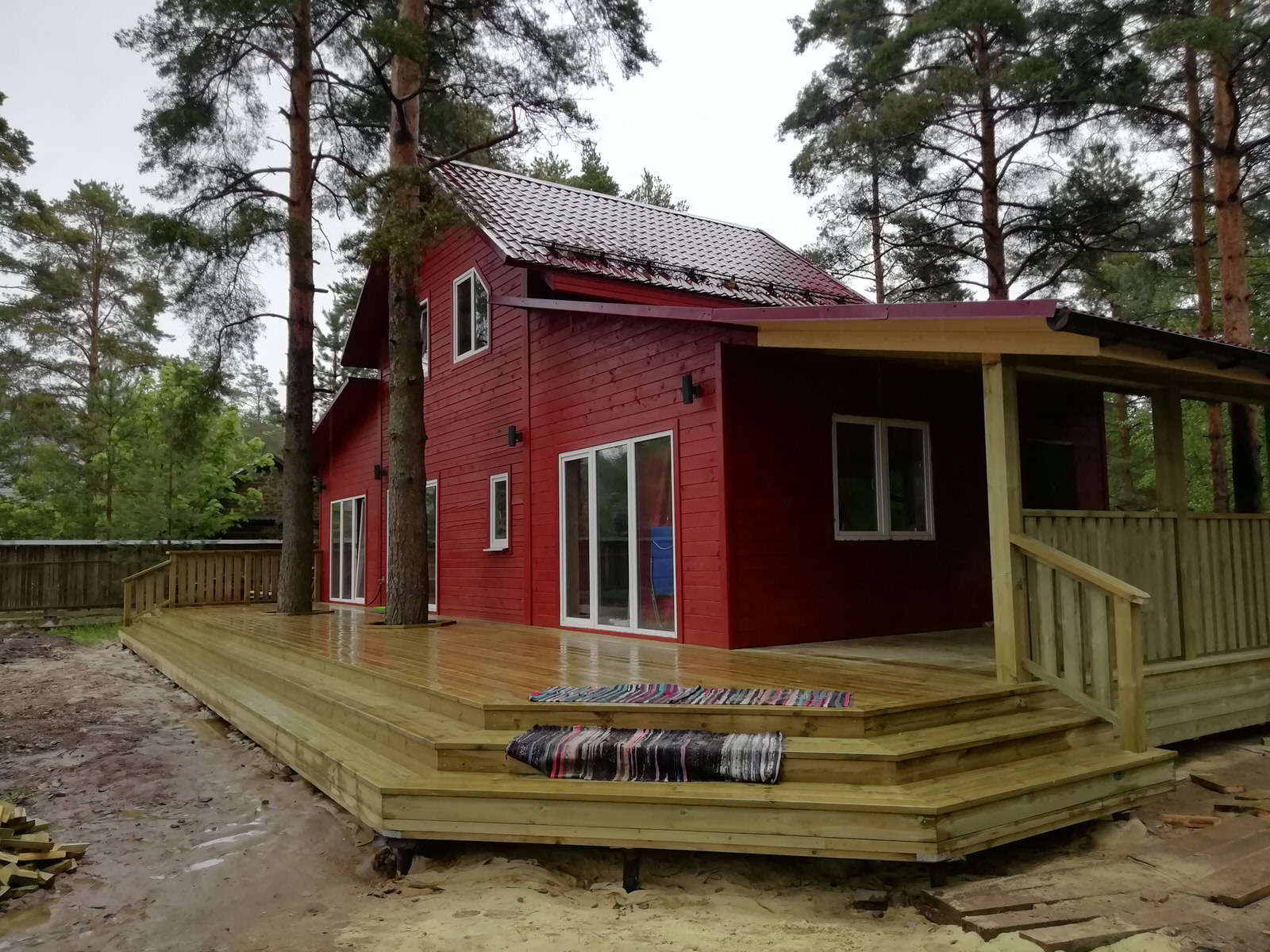 Терраса с навесом в Ульяновке