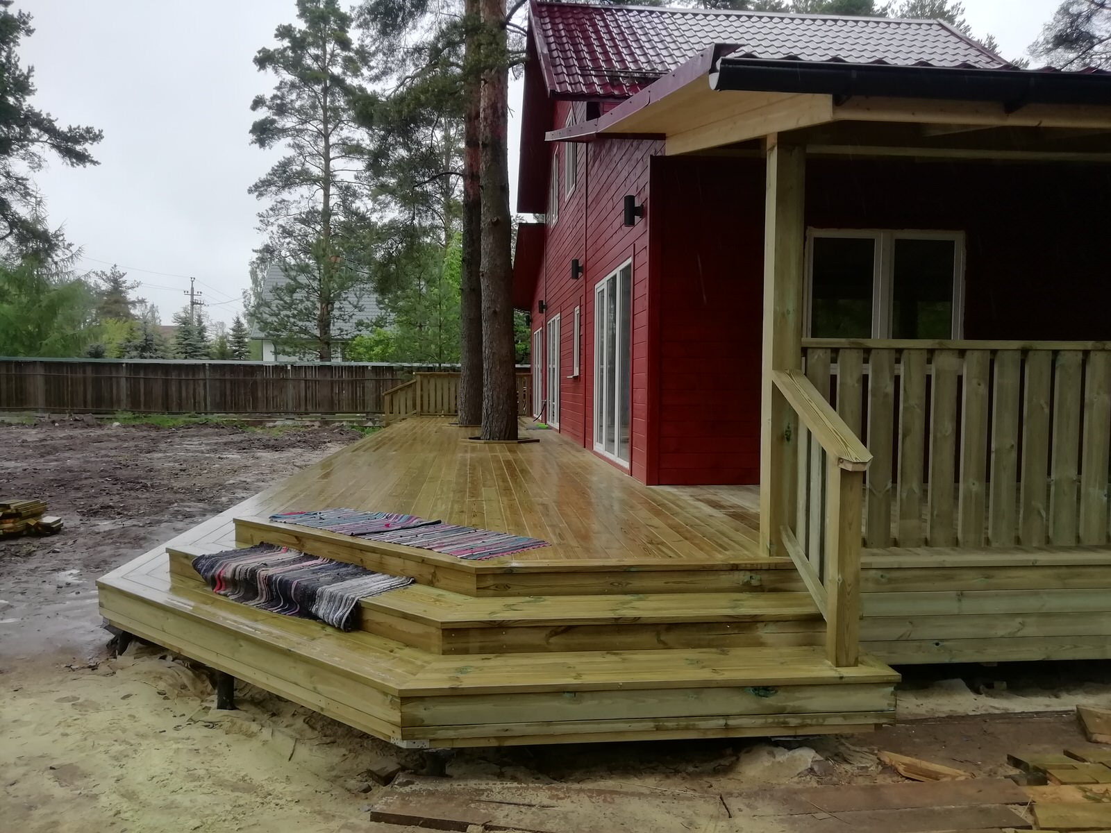 Терраса с навесом в Ульяновке