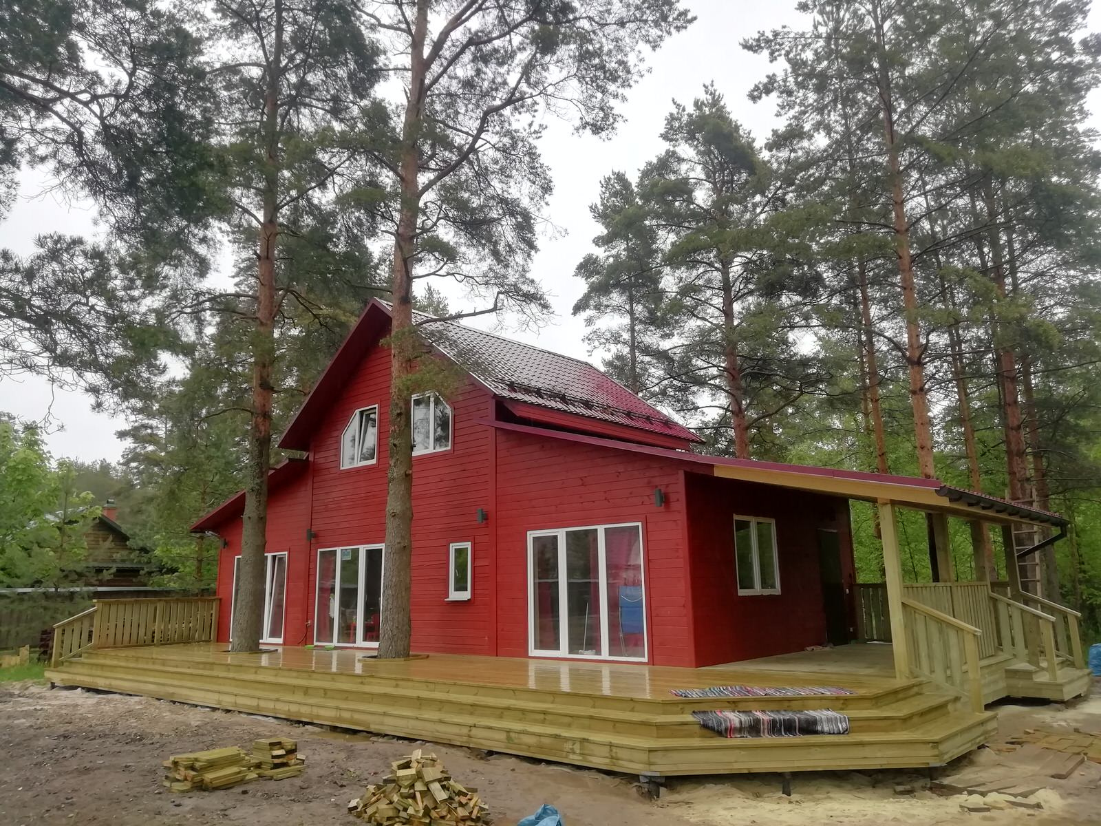 Терраса с навесом в Ульяновке