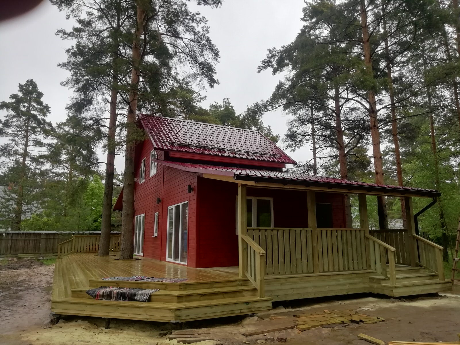 Терраса с навесом в Ульяновке