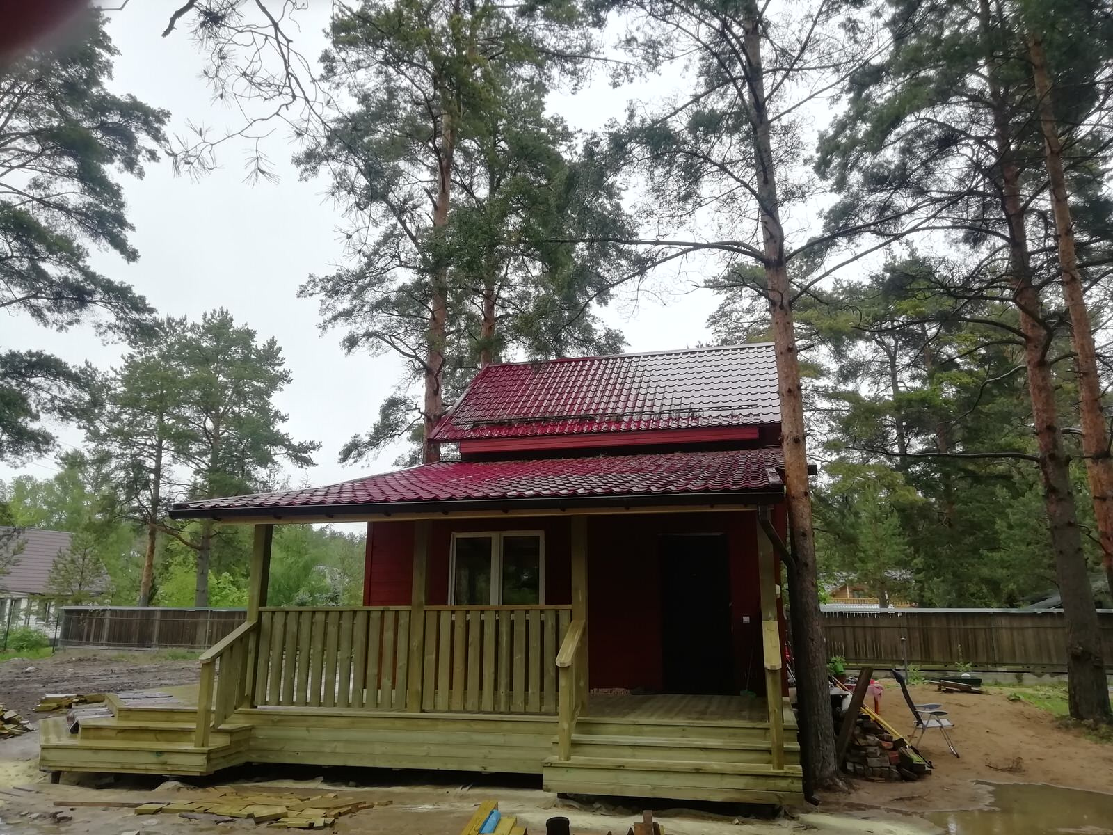 Терраса с навесом в Ульяновке