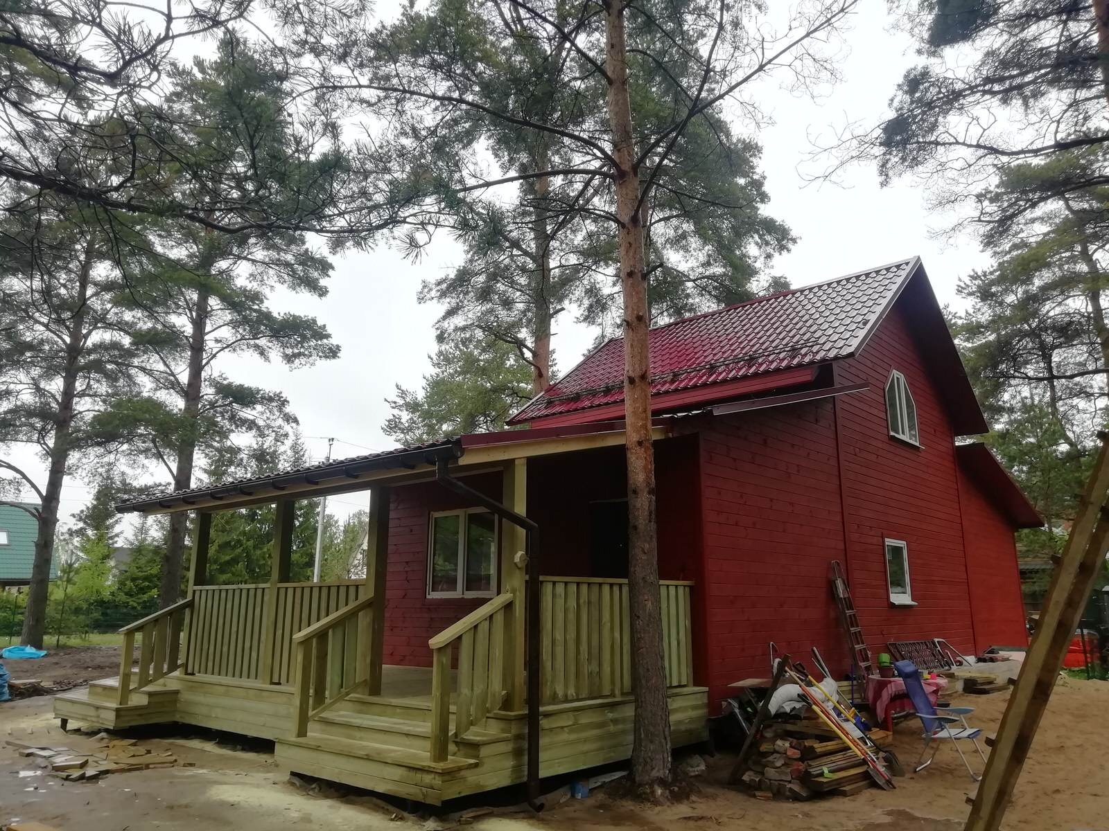 Терраса с навесом в Ульяновке