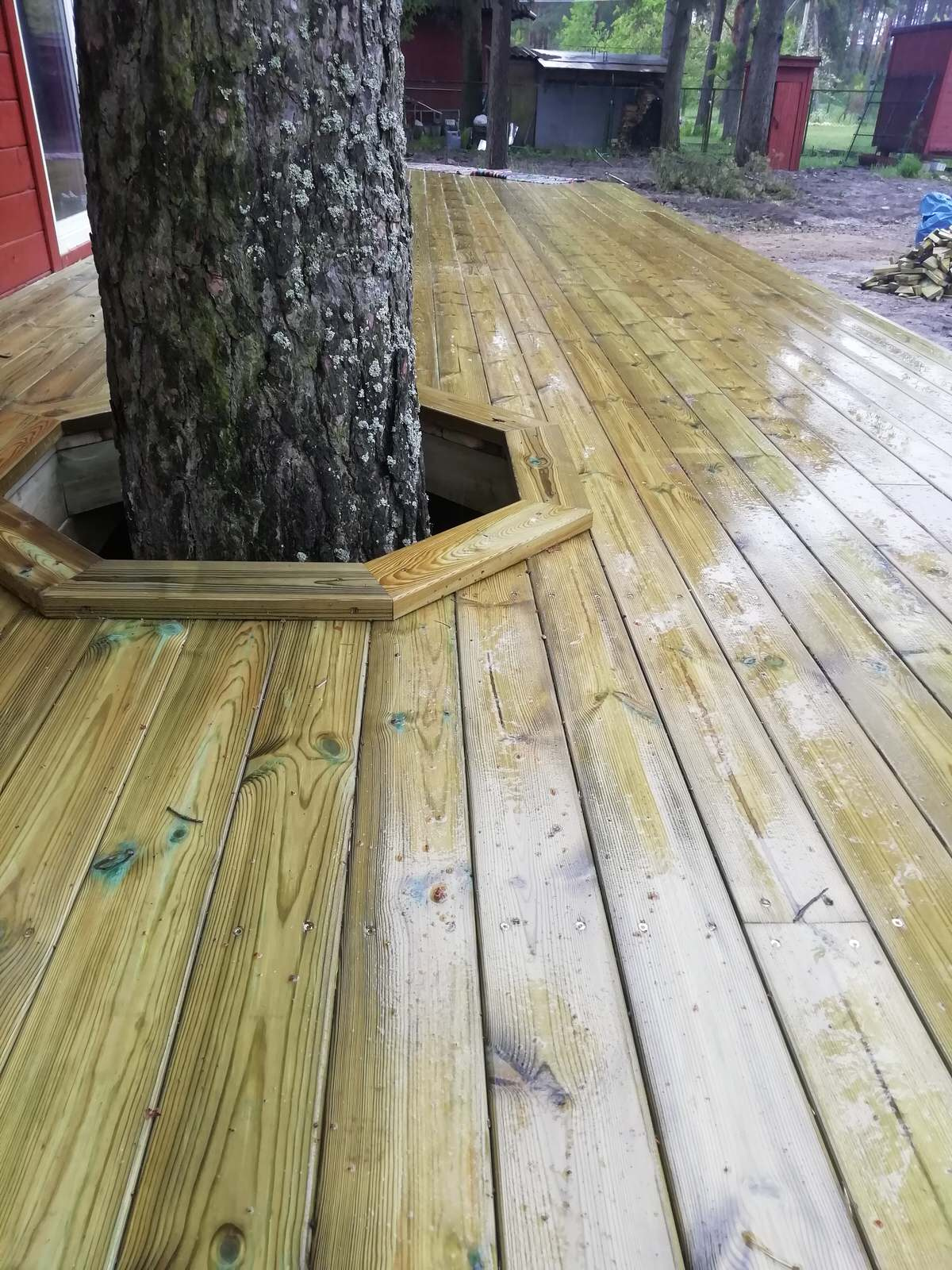 Терраса с навесом в Ульяновке