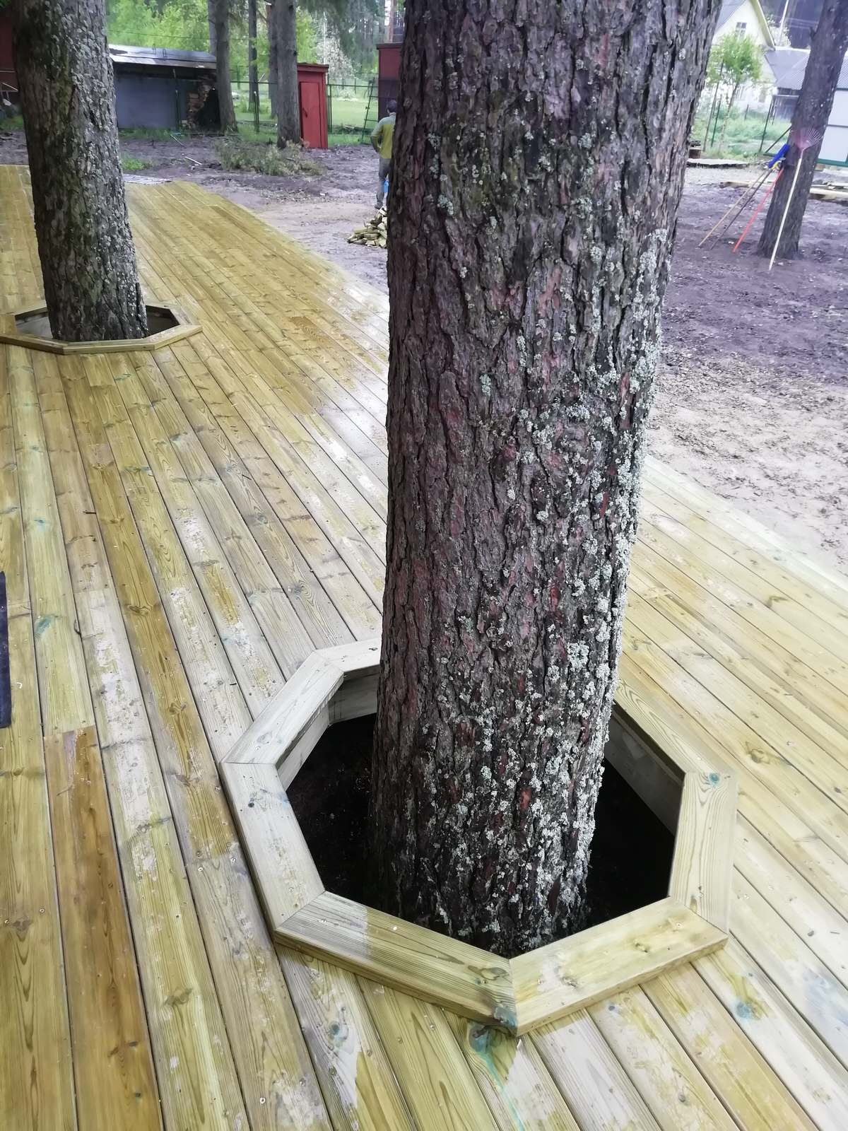 Терраса с навесом в Ульяновке