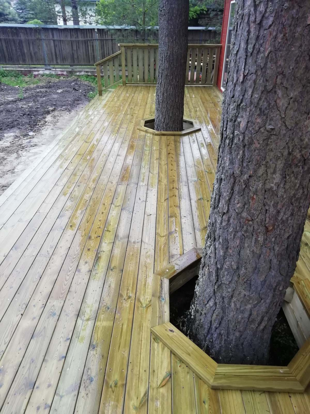 Терраса с навесом в Ульяновке