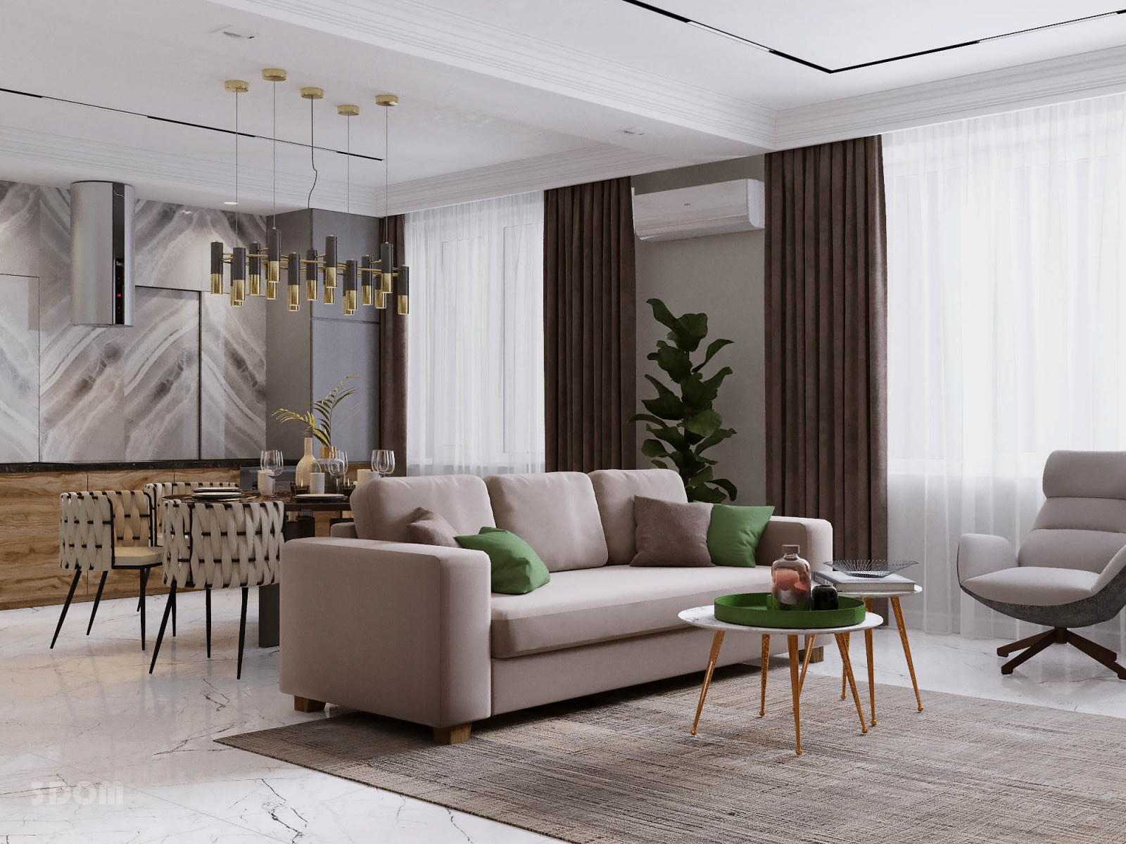 КВАРТИРА 140кв.м | 3DOM