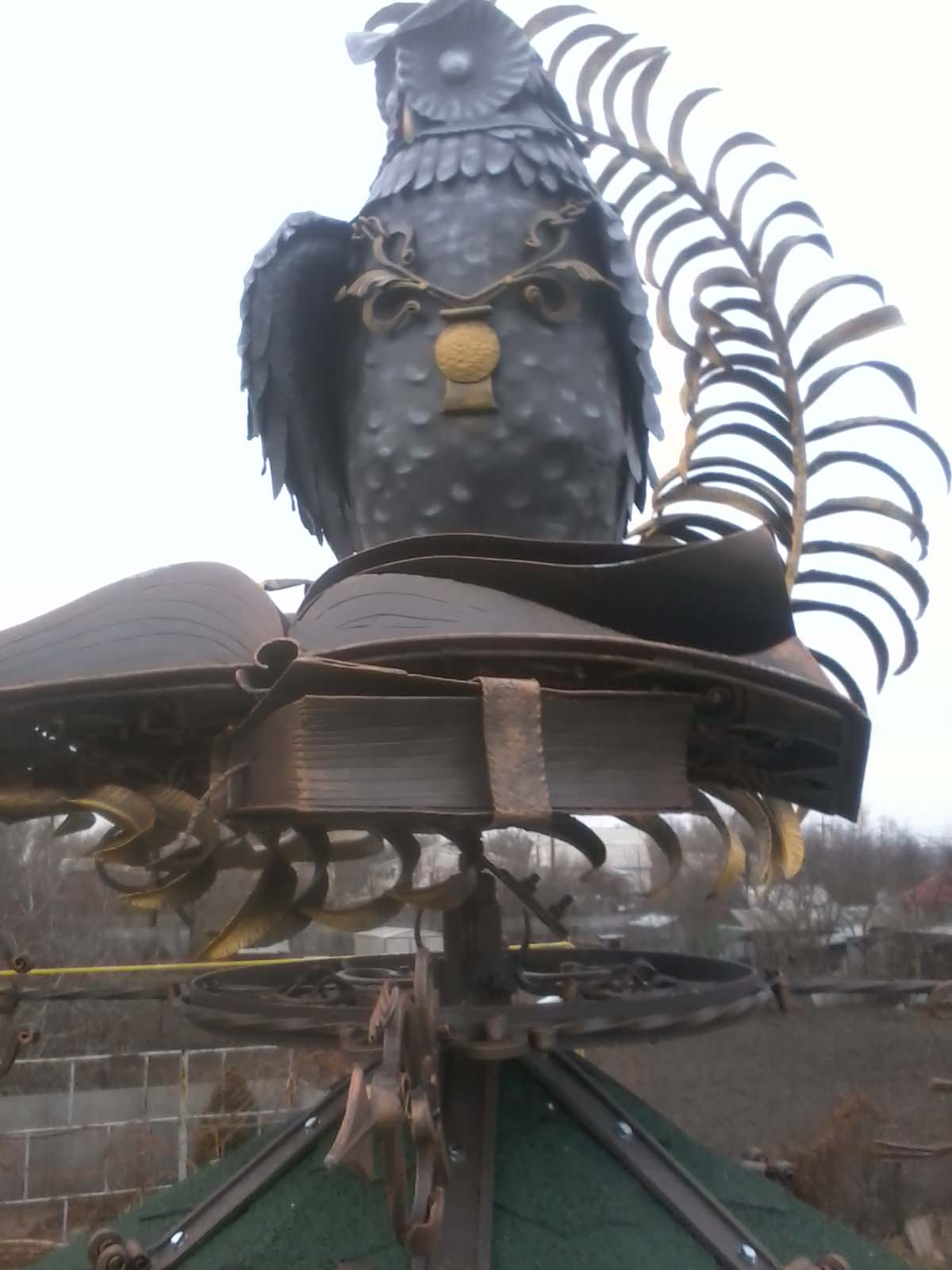 Флюгер ФИЛИН, кованая сова