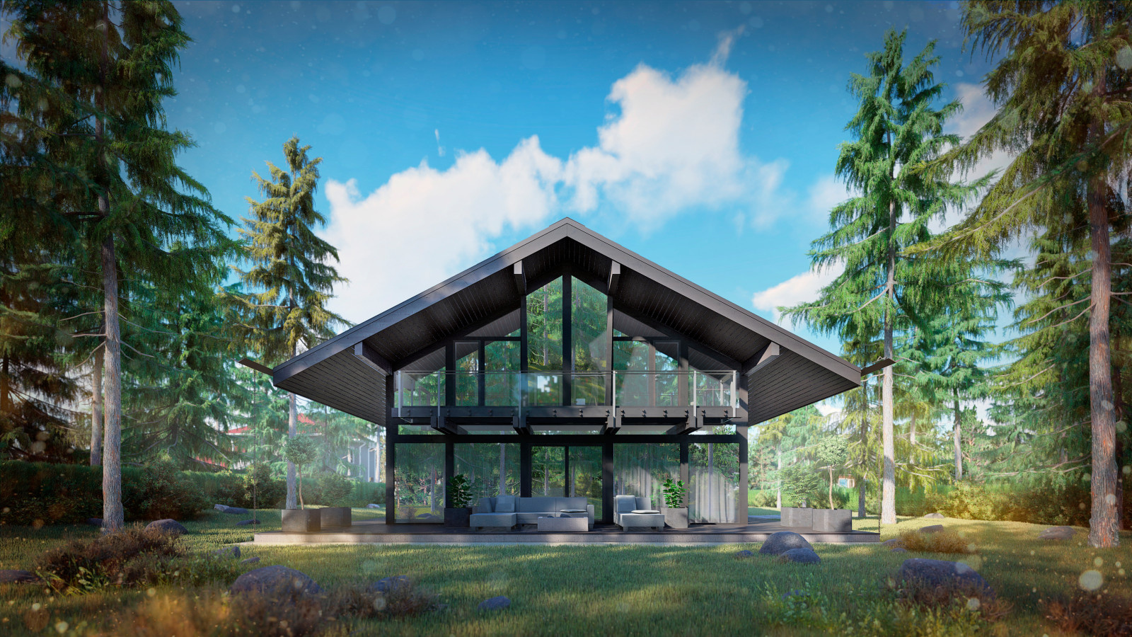 Обложка проекта: Хольцгау – современный дом, в котором хочется жить