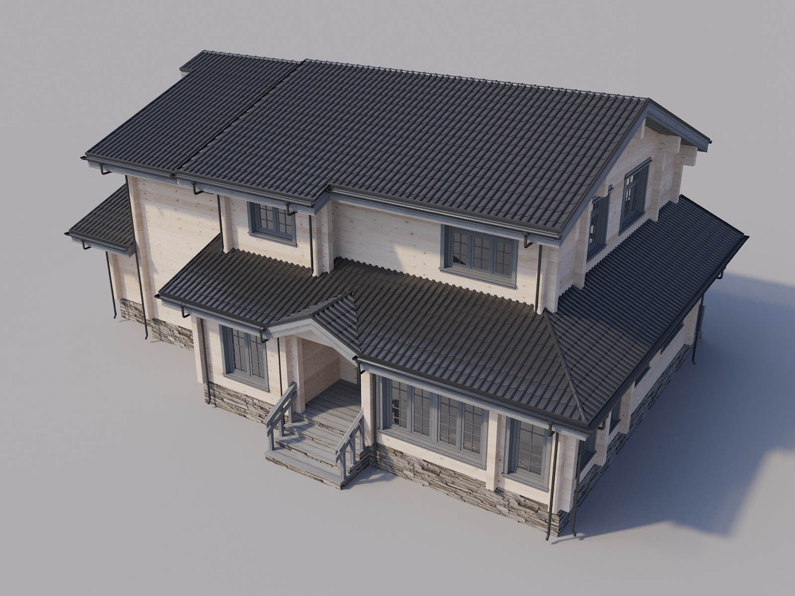 Дом из клееного бруса  Заповедник