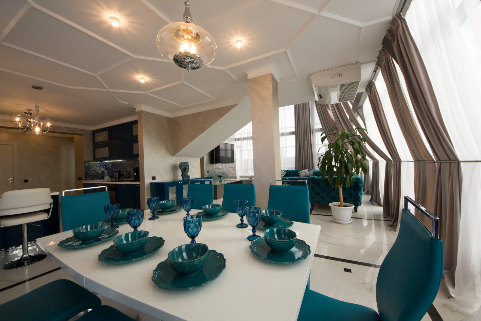 Городская квартира и баня, Дизайнер Евгения Лазарева