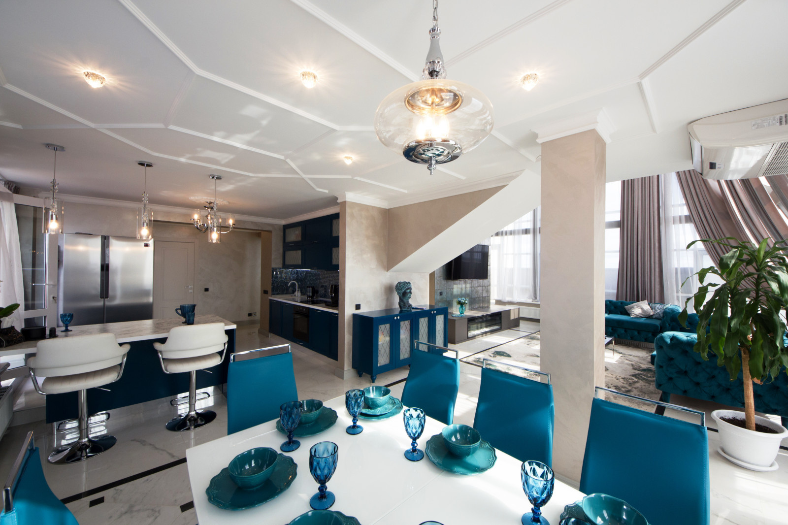 Городская квартира и баня, Дизайнер Евгения Лазарева