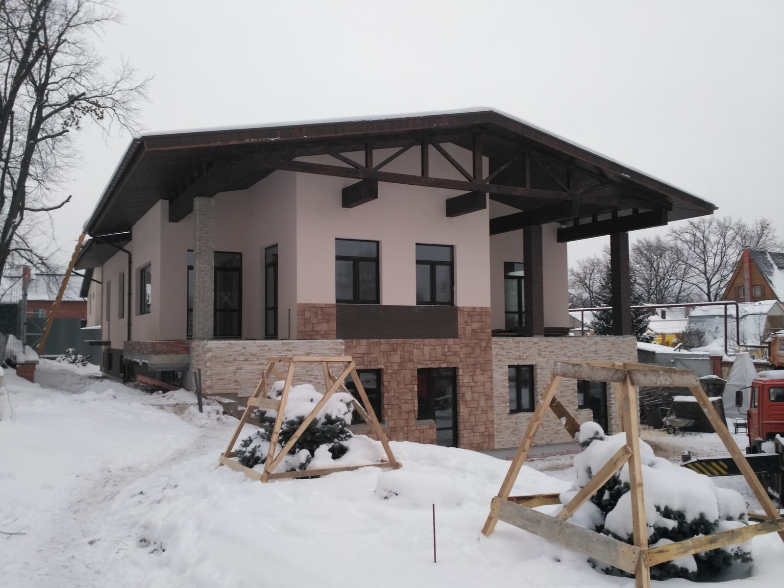 Жилая усадьба в Самарской области в стиле "шале"