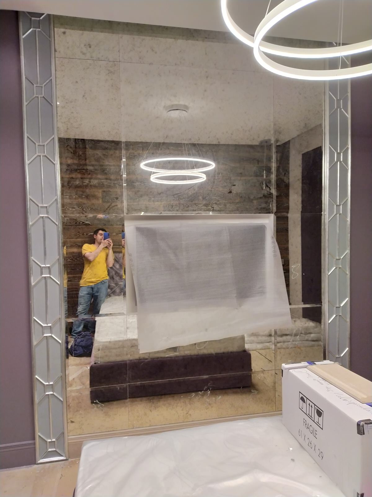 Пилястры серебро