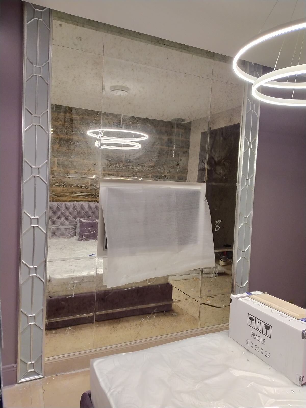 Пилястры серебро