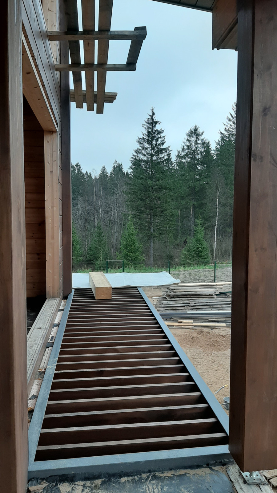 Скотное_Строительство дома из клееного бруса