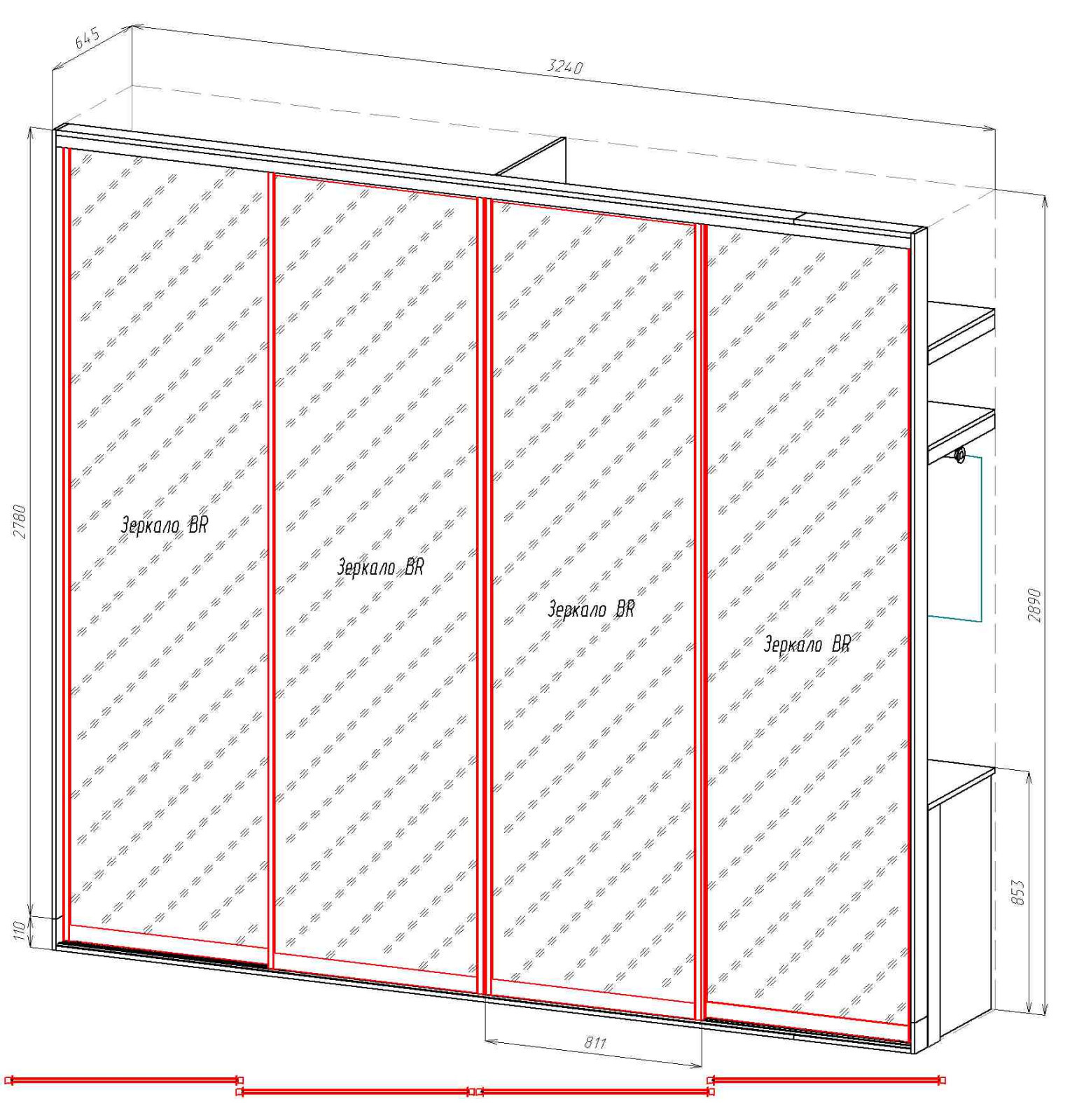 19040_Набор мебели в квартиру в стиле Лофт