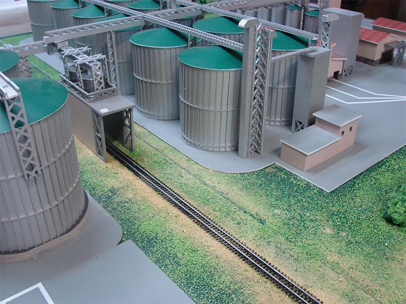 Архитектурный макет. Элеваторный комплекс.