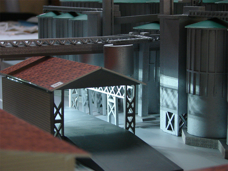 Архитектурный макет. Элеваторный комплекс.