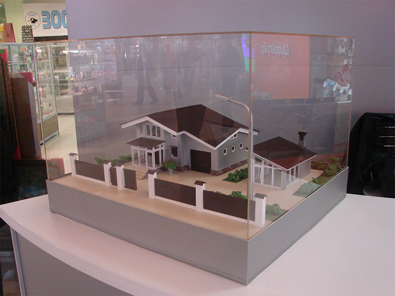 Архитектурный макет для ТПК "Алюминиевые конструкции"