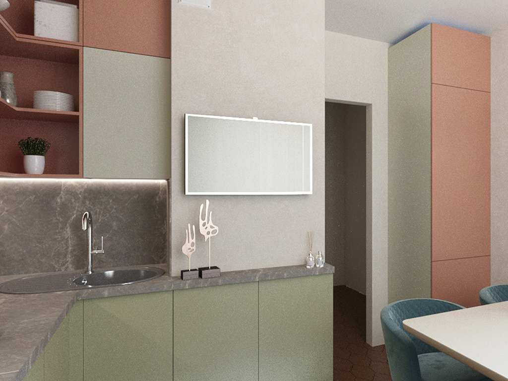 Дизайн кухни для двух хозяек