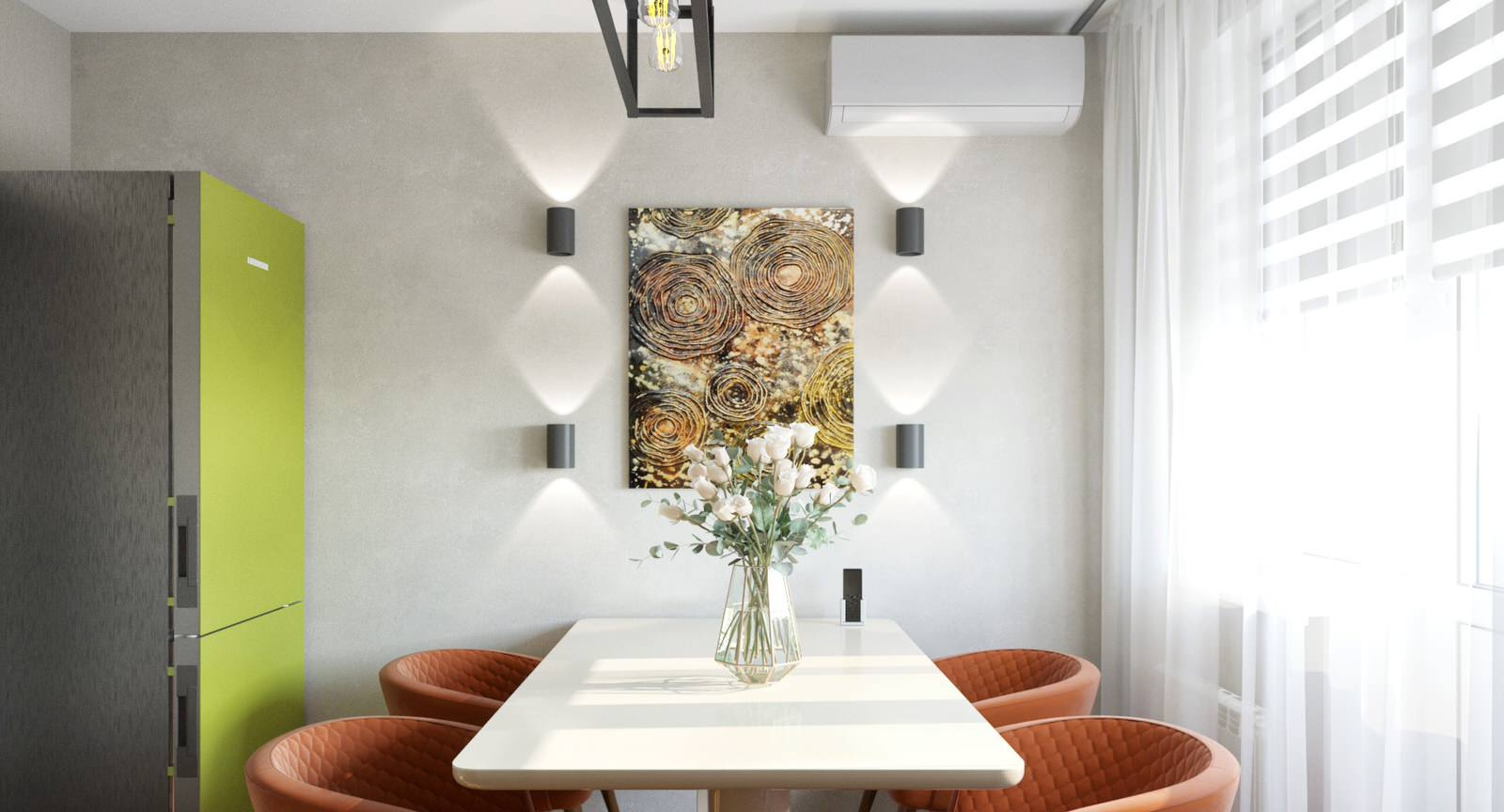 Дизайн кухни для двух хозяек